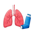 Respiratory illnesses such as asthma, bronchitis, Pneumonia,ARDS icon